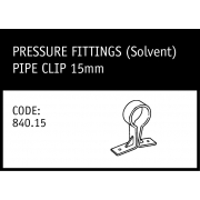Marley Solvent Pipe Clip 15mm - 840.15